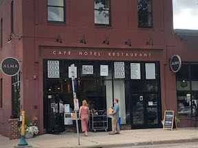 Alma building front