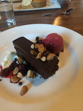 Flourless chocolate cake