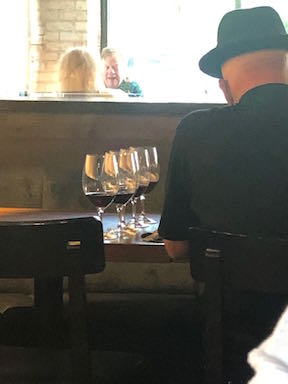 Preflight wine