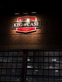 Keg & Case Sign