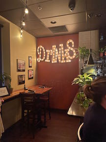 drinks sign