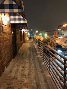Outside