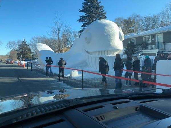 Bartz Snow Sculpture