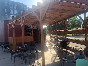 A great deck just feet from Broadway & university