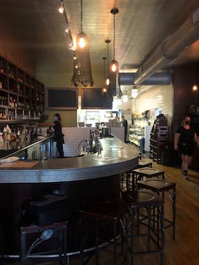 Bar close up